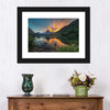 Swiftcurrent Sunset Lake Wall Art