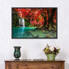 Red Waterfall Wall Art