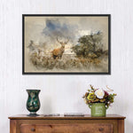 Vintage Stag Wall Art