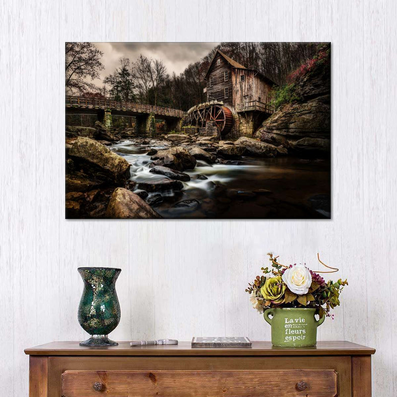 Grist Mill At Babcock Park Wall Art