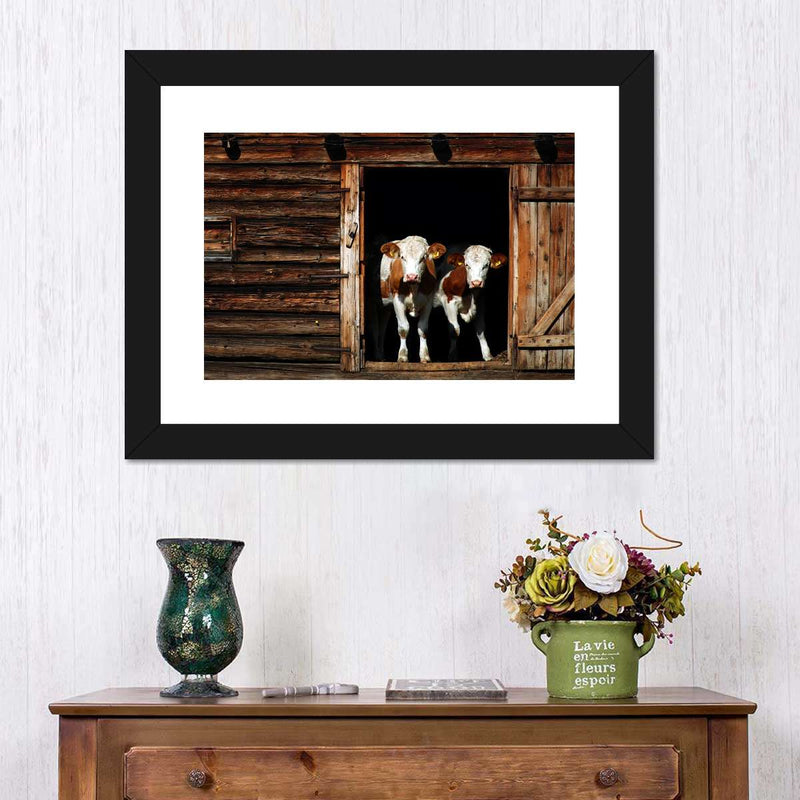 Pair Of Cows Wall Art