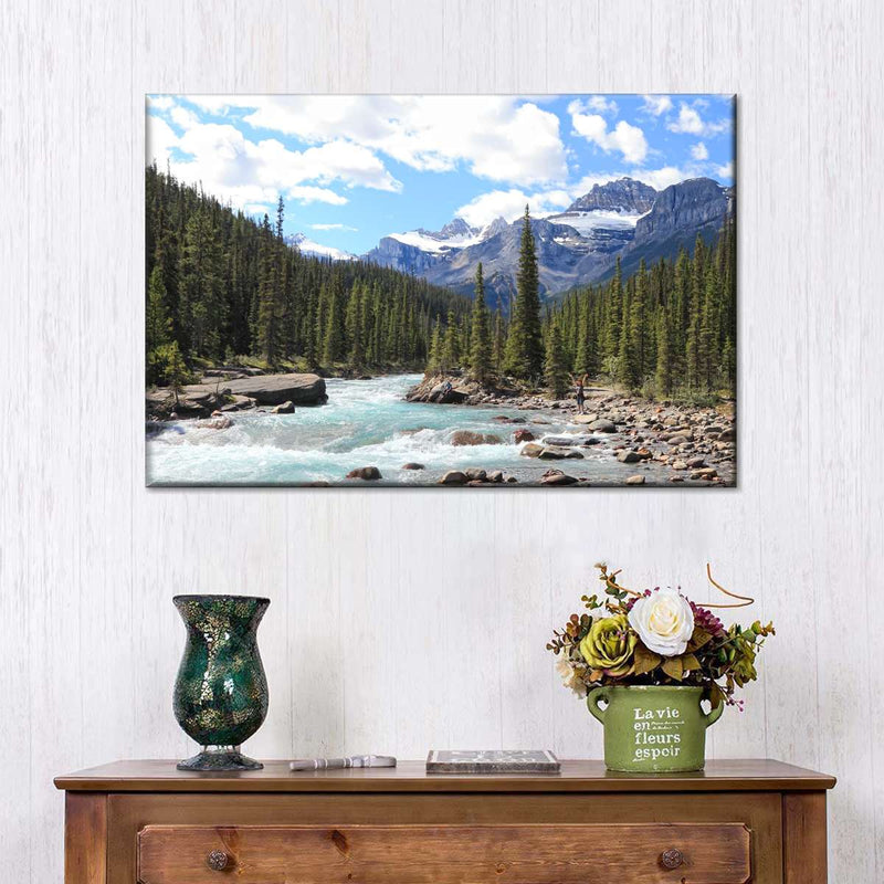 Rocky Mountains River Wall Art