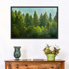 Lush Green Pine Trees Wall Art