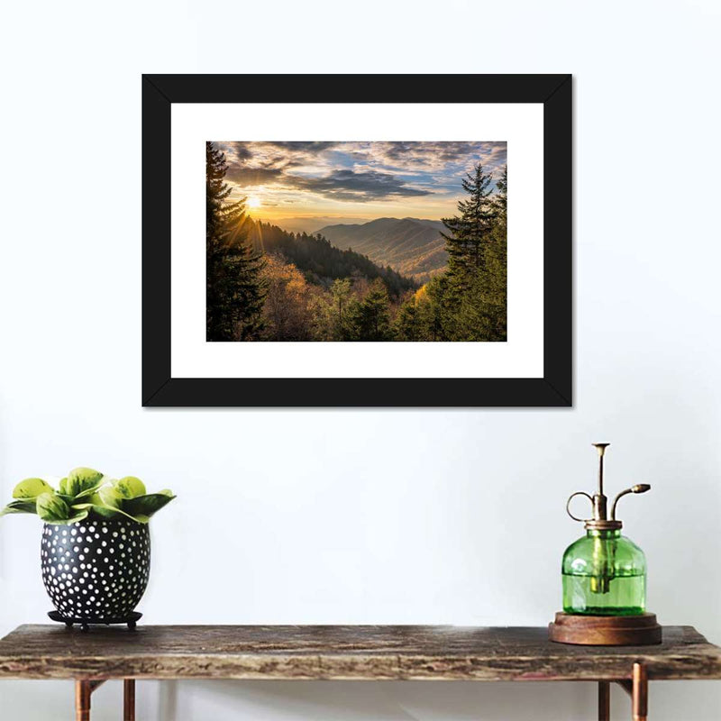 Sunrise In Smoky Mountains Wall Art
