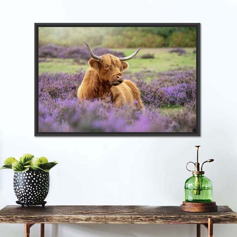 Highland Cow Paradise Wall Art
