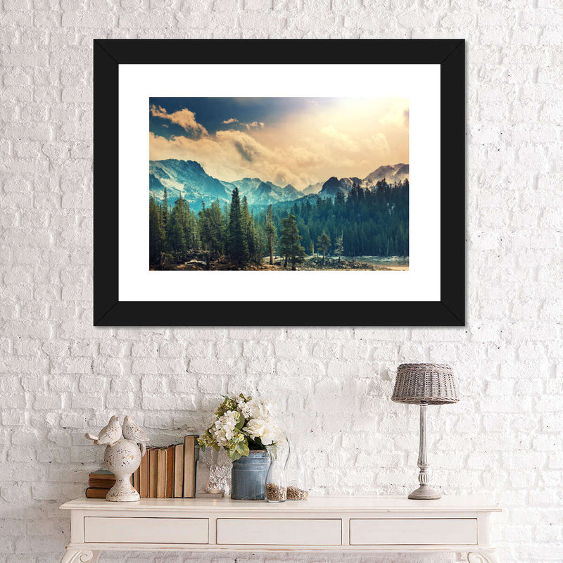Sierra Nevada Mountainscape Wall Art
