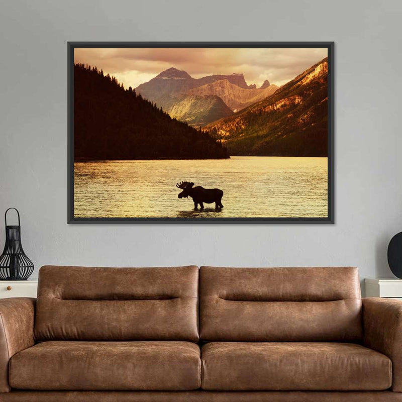 Lake Moose Wall Art