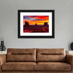Monument Valley At Sunset Wall Art