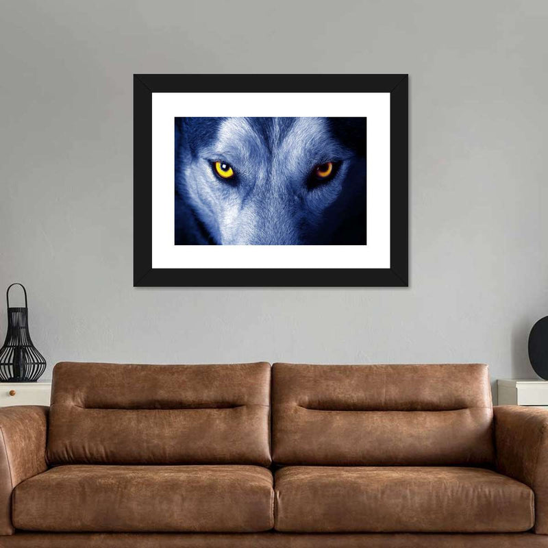 Mystic Wolf Eyes Wall Art