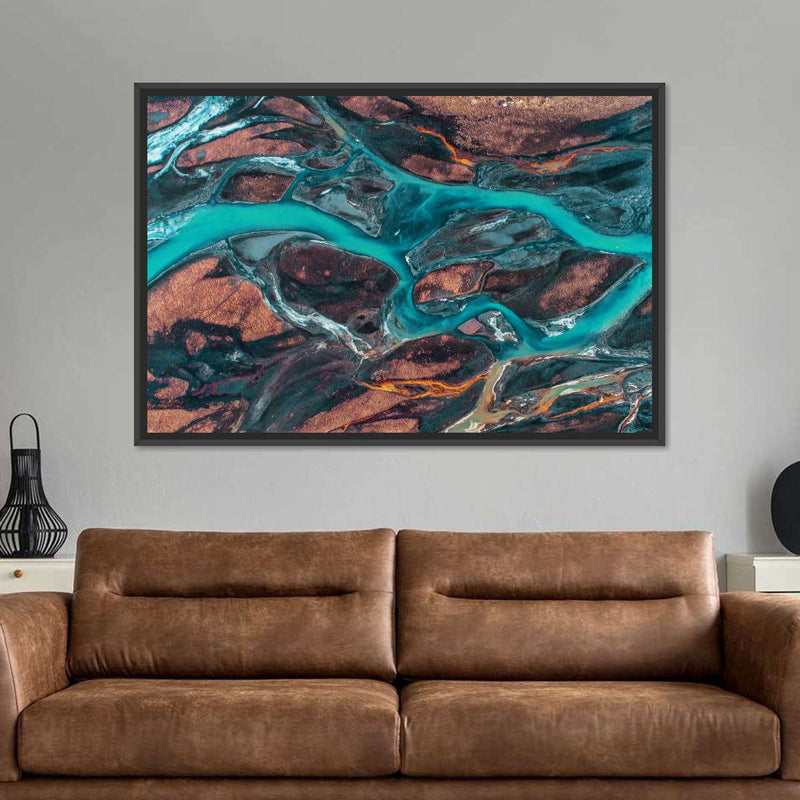 Icelandic River Wall Art