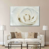 White Rose Close Up Wall Art