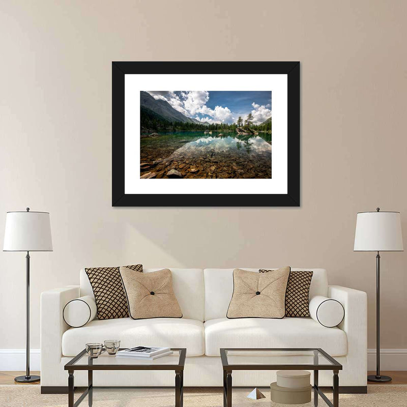 Tranquil Lake Landscape Wall Art