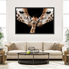 Happy Giraffe Family Wall Art