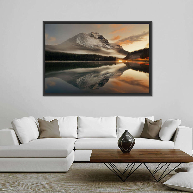 Lake At Sunset Wall Art