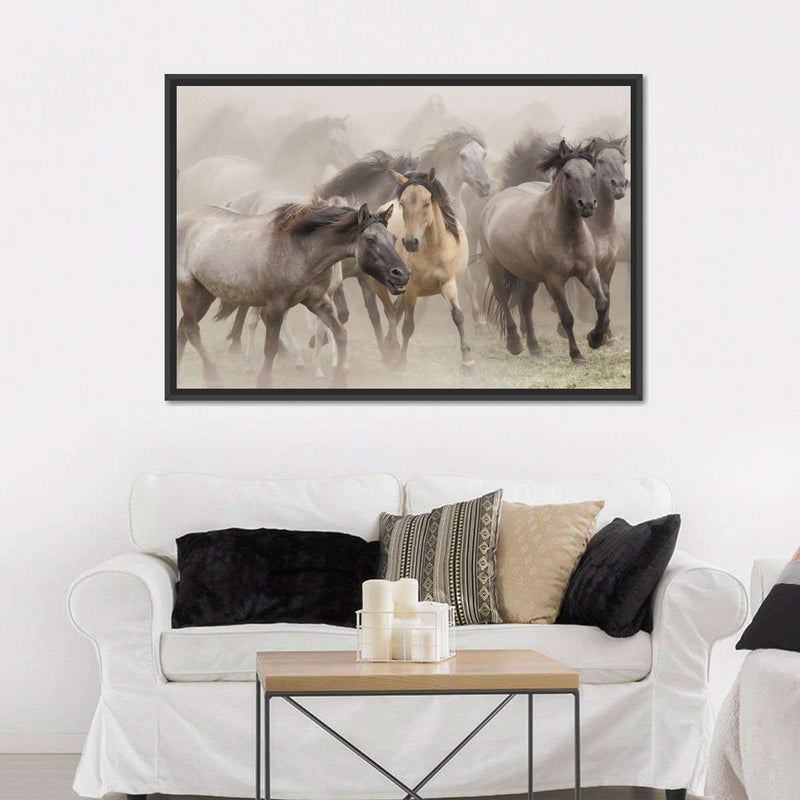 Wild Horse Stampede Wall Art