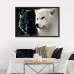 Tale Of Two Wolves Wall Art