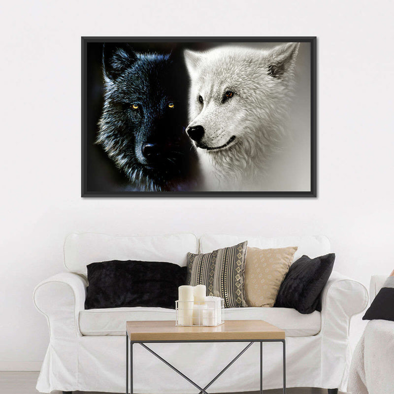 Tale Of Two Wolves Wall Art