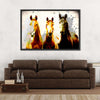Three Horse Heads Wall Art