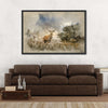 Vintage Stag Wall Art