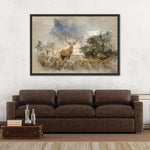 Vintage Stag Wall Art
