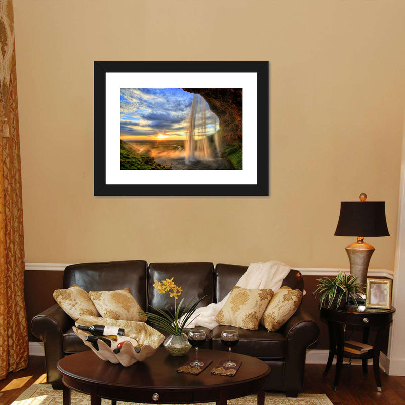 Mountain Waterfall Wall Art