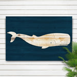 White Whale Canvas Wall Art II