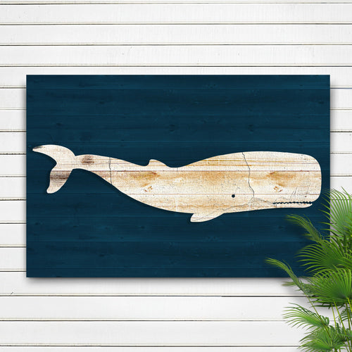 White Whale Canvas Wall Art II