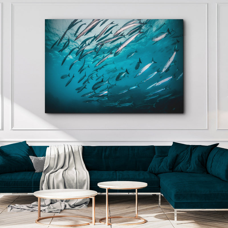 Vibrant Ocean Fish Canvas Wall Art