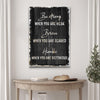Be Strong, Brave, And Humble Sign