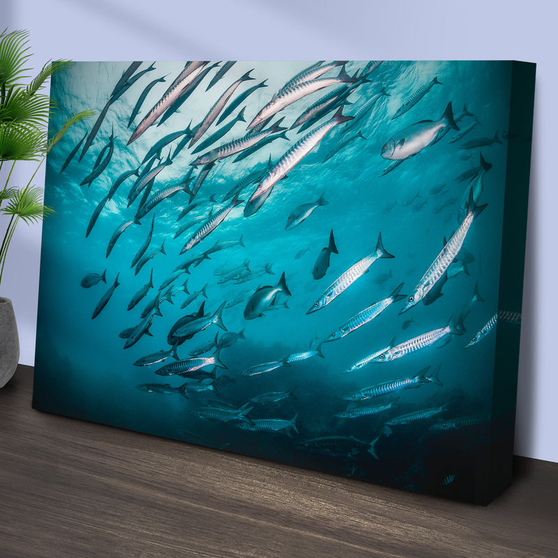 Vibrant Ocean Fish Canvas Wall Art