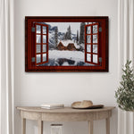 Beautiful Cabin Home Canvas Wall Art