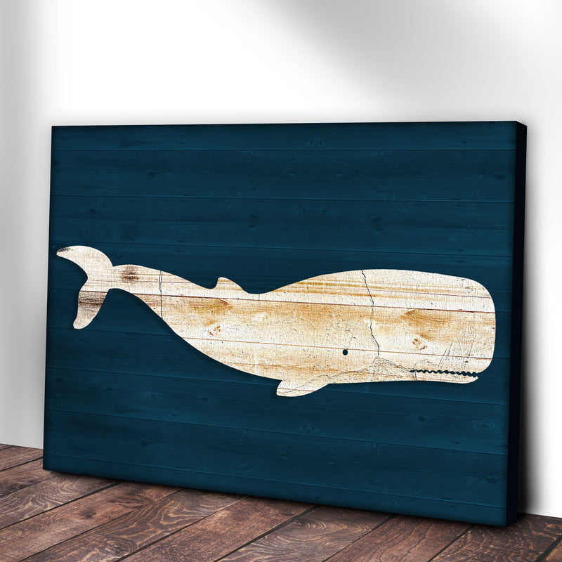 White Whale Canvas Wall Art II