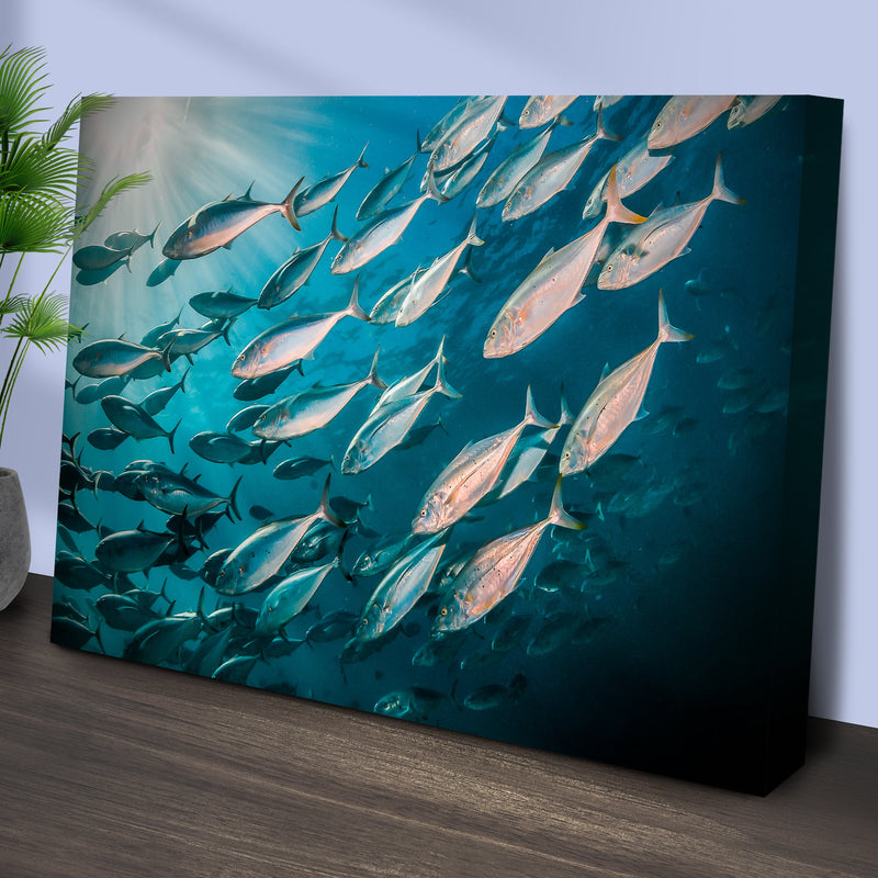 Vibrant Ocean Fish Canvas Wall Art II