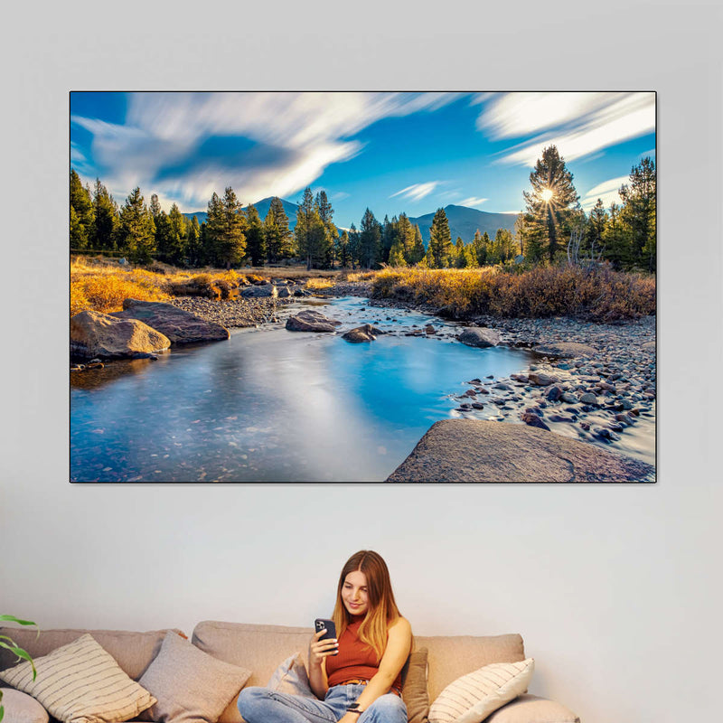 Yosemite River Stream Wall Art