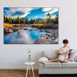 Yosemite River Stream Wall Art