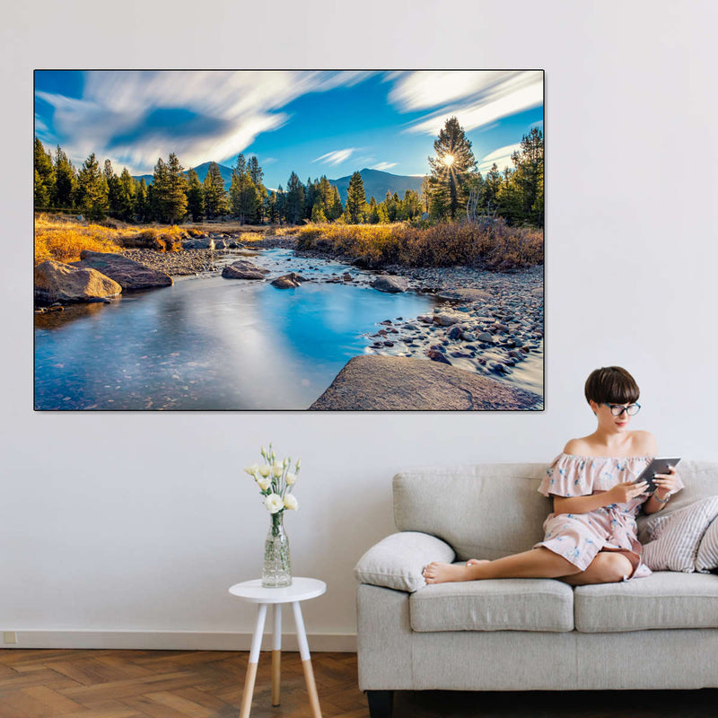 Yosemite River Stream Wall Art