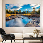 Yosemite River Stream Wall Art