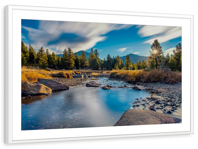 Yosemite River Stream Wall Art