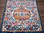 Tigril Blue & Orange 2304 Area Rug