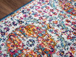 Tigril Blue & Orange 2304 Area Rug