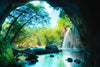 Thai Cave Waterfall Wall Art