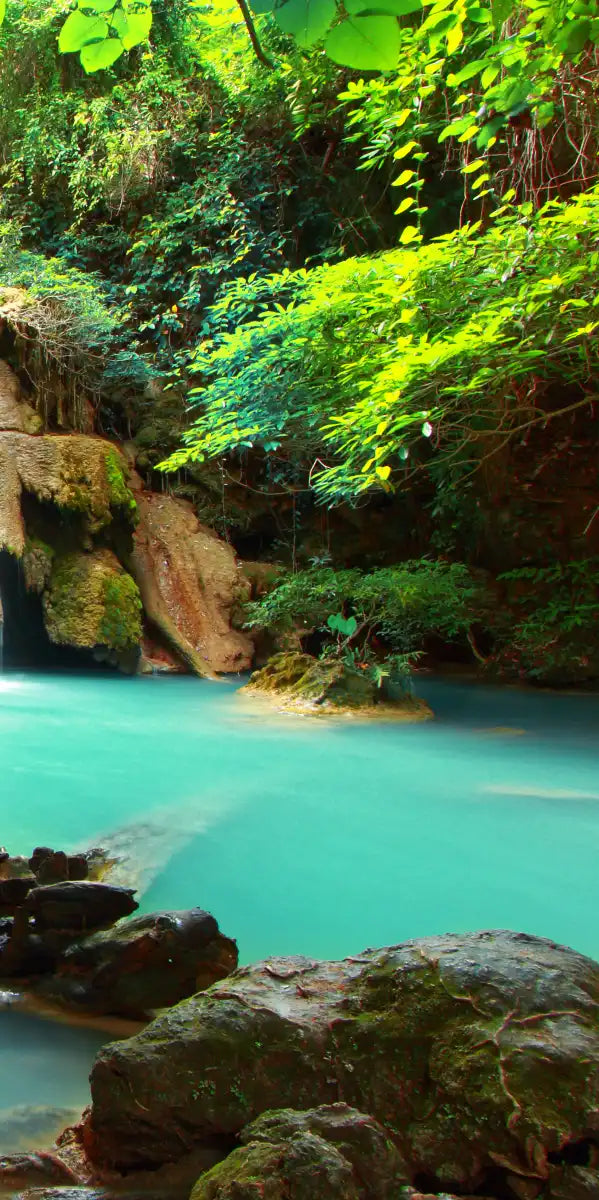 Thai Huay Mae Khamin Waterfall Wall Art