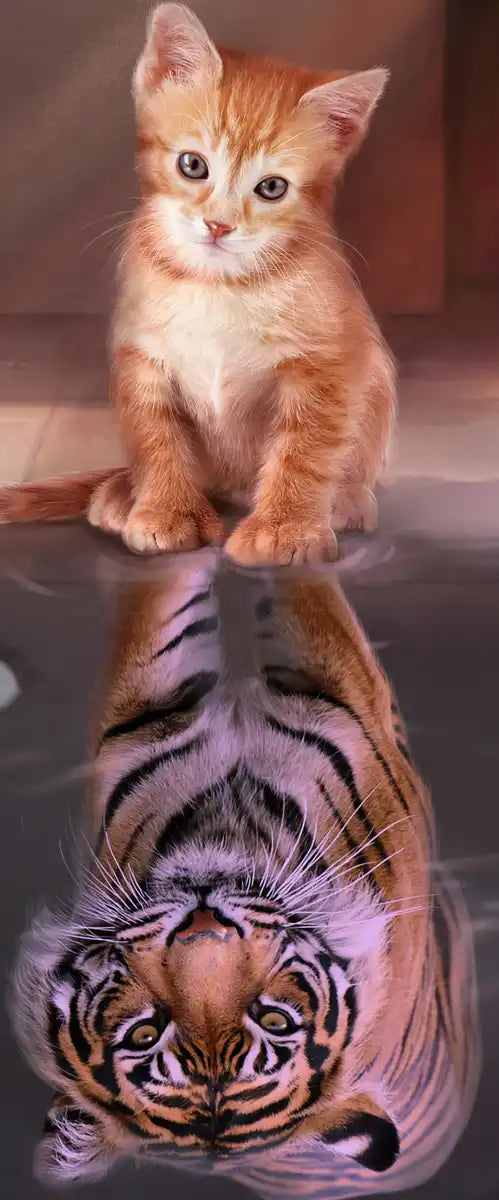 Tiger Kitty Wall Art