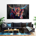 Highland Cow Acrylic Wall Art