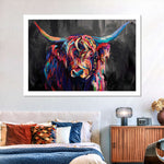 Highland Cow Acrylic Wall Art