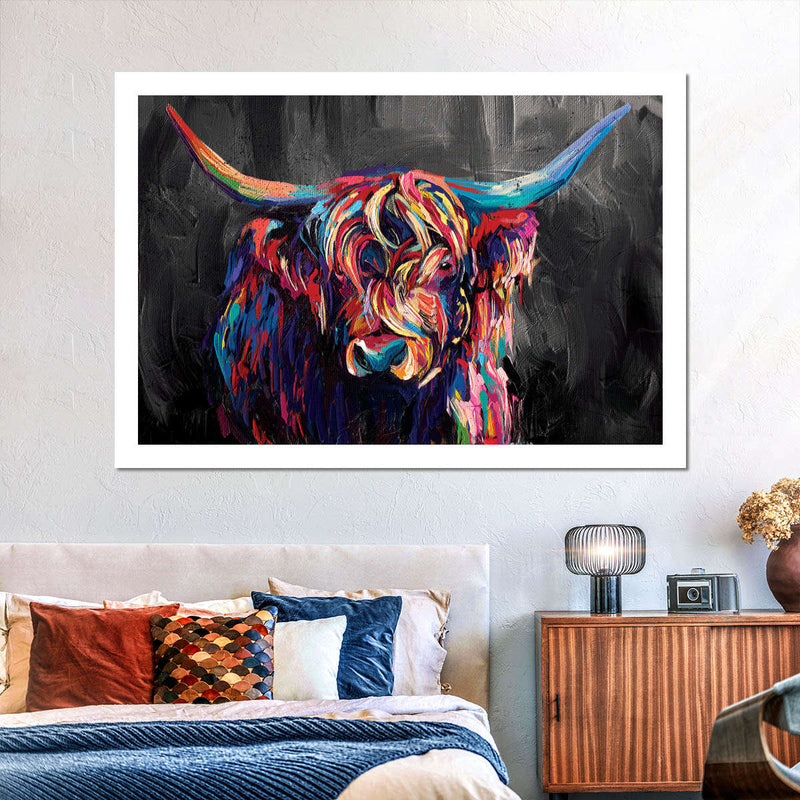Highland Cow Acrylic Wall Art