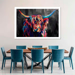 Highland Cow Acrylic Wall Art