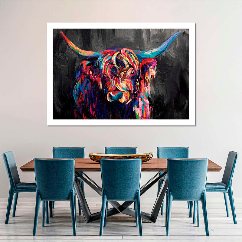 Highland Cow Acrylic Wall Art