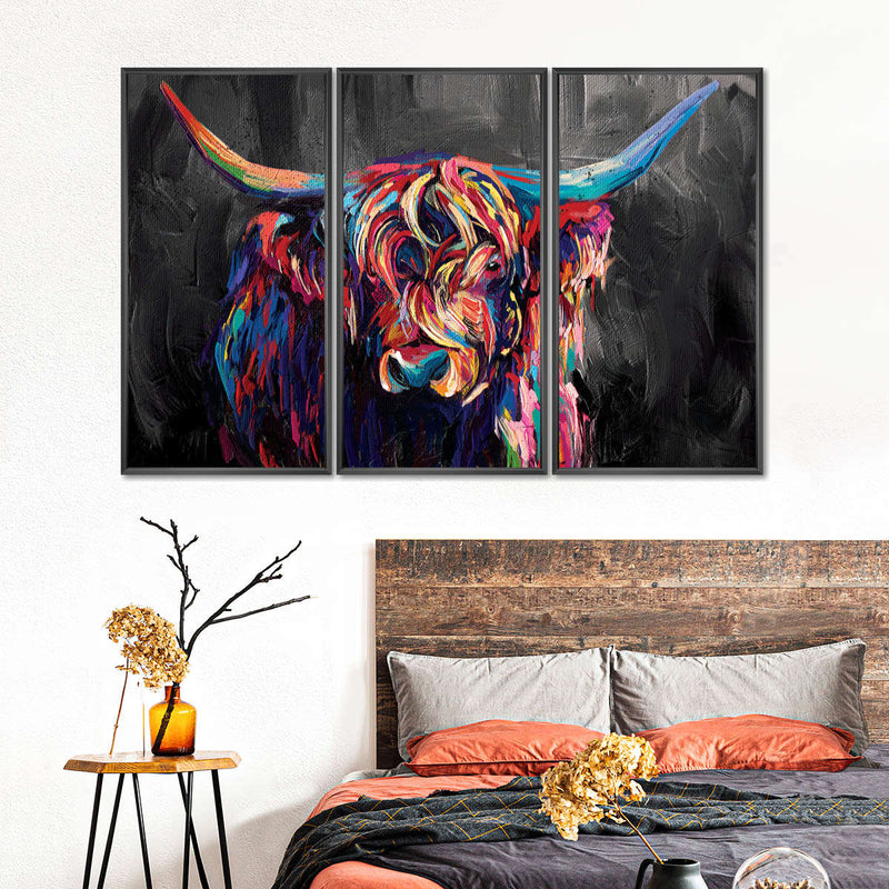 Highland Cow Acrylic Wall Art