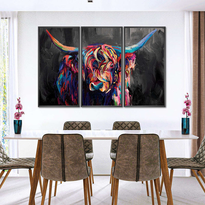 Highland Cow Acrylic Wall Art